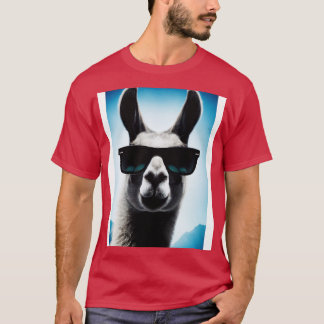 Llama met zonnebril 1 t-shirt