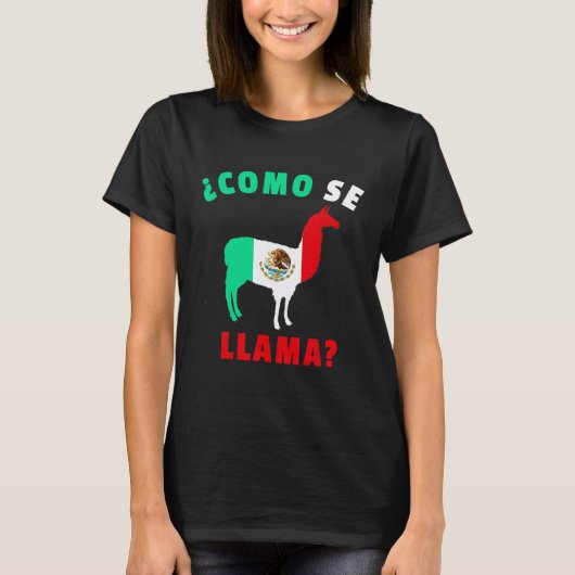 Llama Mexicaanse Cinco De Mayo T-shirts Voor Vrouw (Voorkant)