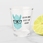 Llama Mia Shot Glas (Voorkant)