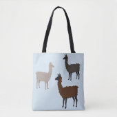 Llama Mix Tote Bag (Voorkant)