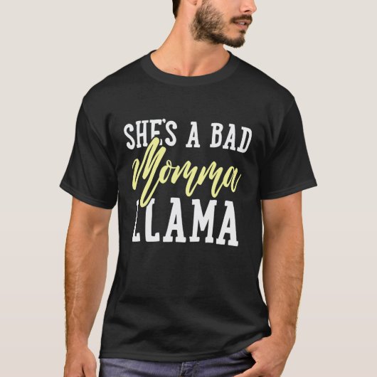 Llama Moeder Mama T-shirt (Voorkant)