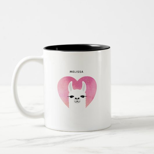 Llama-Mokken Tweekleurige Koffiemok (Links)