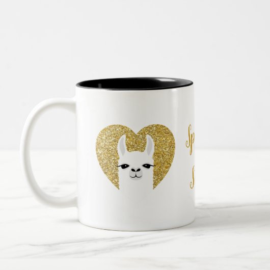 Llama-Mokken Tweekleurige Koffiemok (Links)
