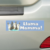 Llama Momma Bumpersticker (Op auto)