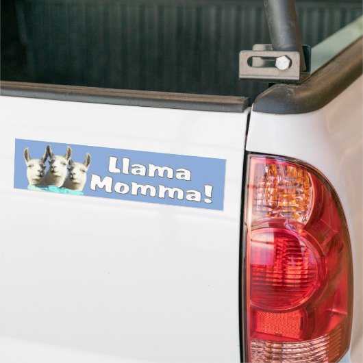 Llama Momma Bumpersticker (Op Truck)