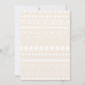 Llama Momma- Cute, Baby Girl Shower Invitation Kaart (Achterkant)