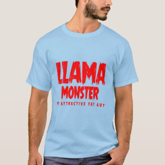llama Monster (de aantrekkelijke Vetman) T-shirt