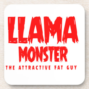 Llama Monster Red Logo Bier Onderzetter