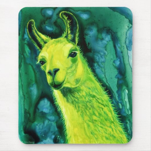Llama Mousepad - "Llemon-Llime Llama" Muismat (Voorkant)
