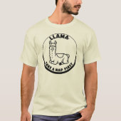 Llama Nap Wisdom T-shirt (Voorkant)
