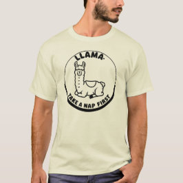 Llama Nap Wisdom T-shirt