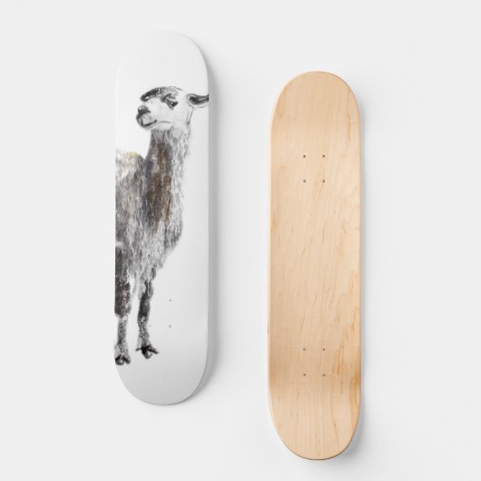 Llama niet je mama persoonlijk skateboard (Voorkant)