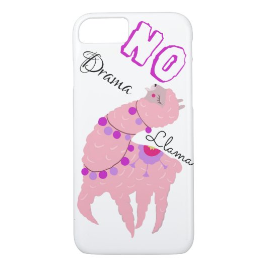 Llama No Drama Case-Mate iPhone Case (Achterkant)