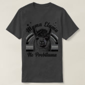 Llama No Probllama Grappig Schattige Ontwerp T-shirt (Design voorkant)