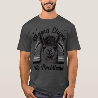 Llama No Probllama Grappig Schattige Ontwerp T-shirt