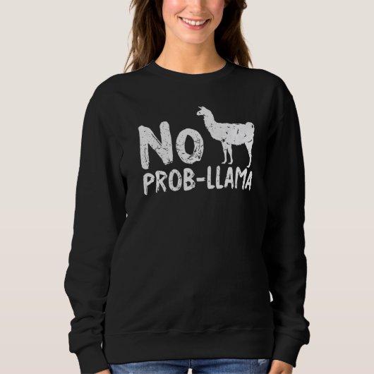 Llama No Probllama Trui (Voorkant)
