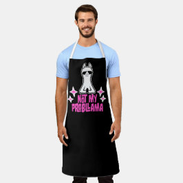 Llama Not My Probllama Meditation Yoga Sunglasses  Schort