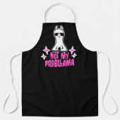 Llama Not My Probllama Meditation Yoga Sunglasses Schort (Voorkant)