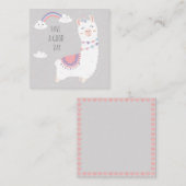 Llama Notitiekaartje (Voorkant / Achterkant)