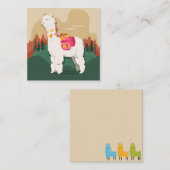 Llama Notitiekaartje (Voorkant / Achterkant)