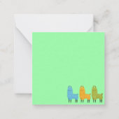 Llama Notitiekaartje (Achterkant)