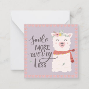 Llama Notitiekaartje