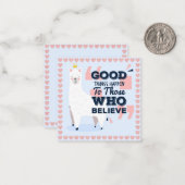 Llama Notitiekaartje (Voorkant / Achterkant in situ)