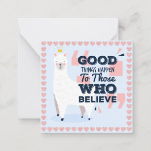 Llama Notitiekaartje