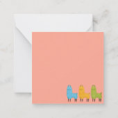 Llama Notitiekaartje (Achterkant)