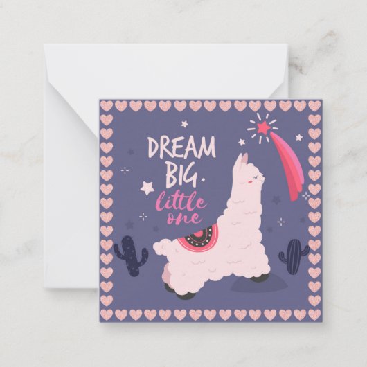 Llama Notitiekaartje (Voorkant)