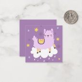 Llama Notitiekaartje (Voorkant / Achterkant in situ)