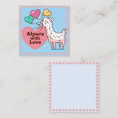 Llama Notitiekaartje (Voorkant / Achterkant)