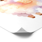 Llama Nursery Decor Schattige Llama Waterverf Poster (Hoek)