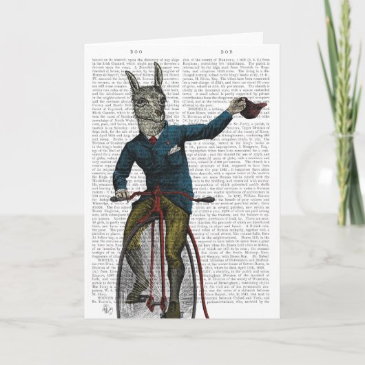 Llama op Bike Kaart (Voorkant)