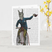 Llama op Bike Kaart (Gele Bloem)