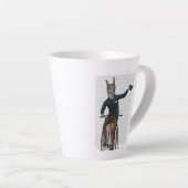 Llama op Bike Latte Mok (Rechterhoek)