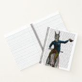 Llama op Bike Notitieboek (Binnen)