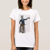Llama op Bike T-shirt (Voorkant)