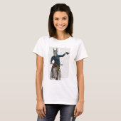 Llama op Bike T-shirt (Voorkant volledig)