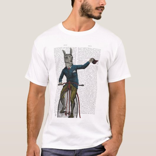 Llama op Bike T-shirt (Voorkant)