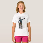 Llama op Bike T-shirt (Voorkant volledig)