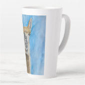 Llama op mok (Rechterhoek)