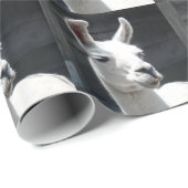 Llama-overlooppapier glimlachen cadeaupapier (Rol Hoek)