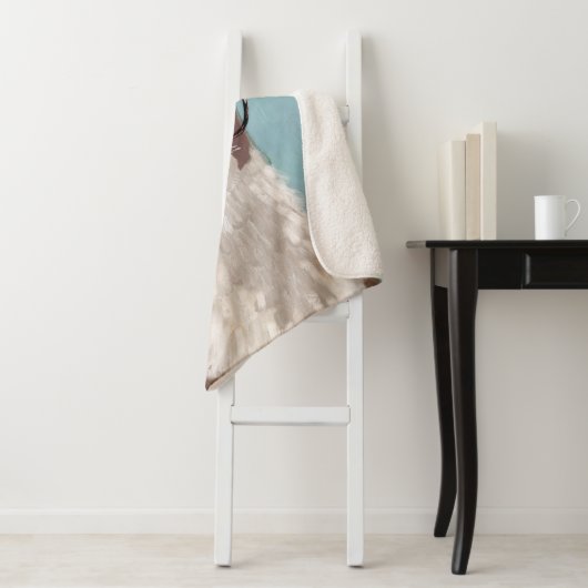 Llama - Overmaatse bril Sherpa Deken (In situ)