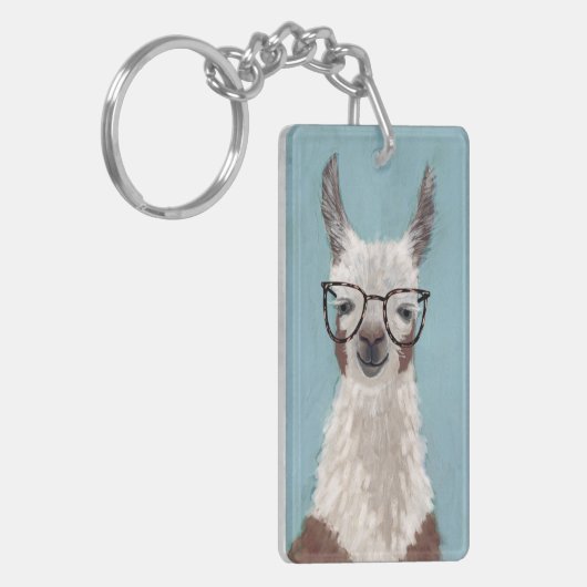 Llama - Overmaatse bril Sleutelhanger (Voorkant Links)