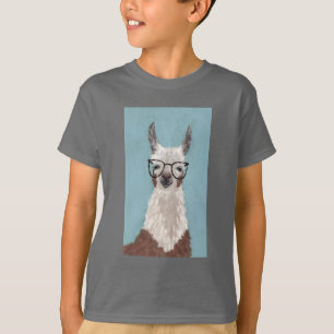 Llama - Overmaatse bril T-shirt