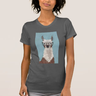 Llama - Overmaatse bril T-shirt
