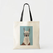 Llama - Overmaatse bril Tote Bag (Voorkant)