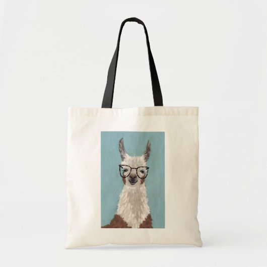 Llama - Overmaatse bril Tote Bag (Voorkant)