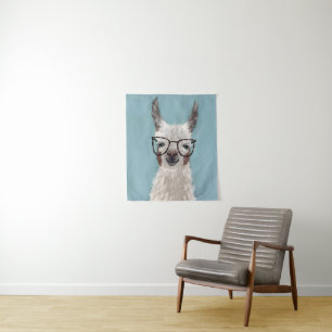 Llama - Overmaatse bril Wandkleed